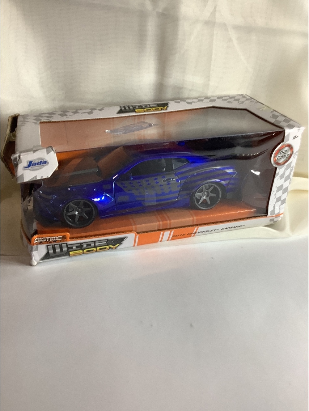 Jada Wide Body 2016 Chevrolet Camaro Blue Diecast Model Car